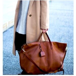 Madewell Weekender leather bag - barely used
